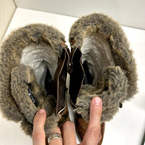 VERY GOOD Santana Canada Women's Marinda Boot Brown Weatherproof EU 41 / US 10 - Picture 9 of 13